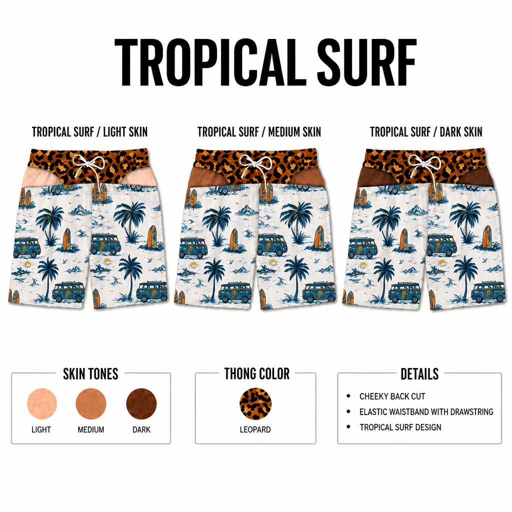 Peach Kisser™ Swim Trunks
